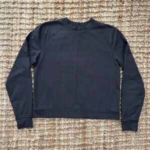 Pact Women’s Pullover Sweatshirt 100% Organic Cotton Black Size S
